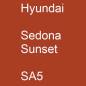 Preview: Hyundai, Sedona Sunset, SA5.